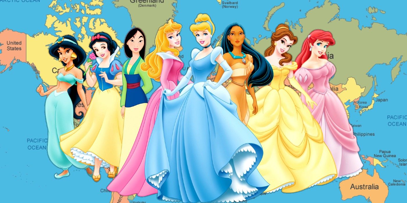 Disney heroines through the years