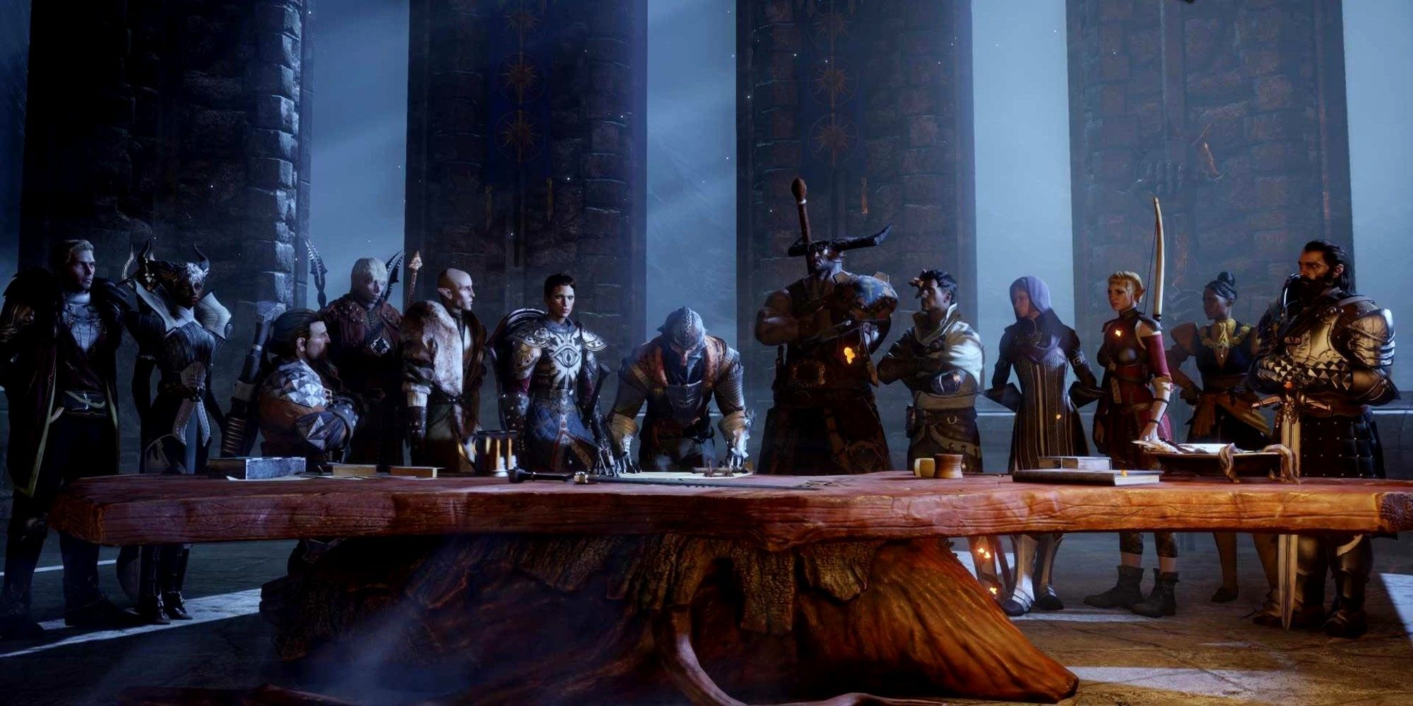 Dragon Age: Inquisition Companions at the table