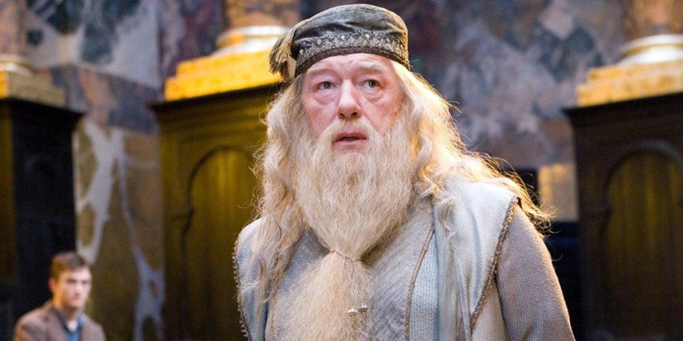 Dumbledore speaking at the Ministry in Harry Potter and the Order of the Phoenix