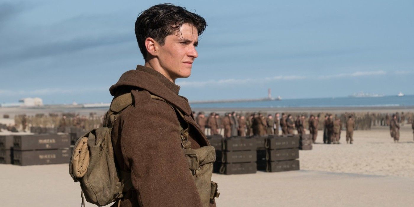 Soldier on the beach of Dunkirk