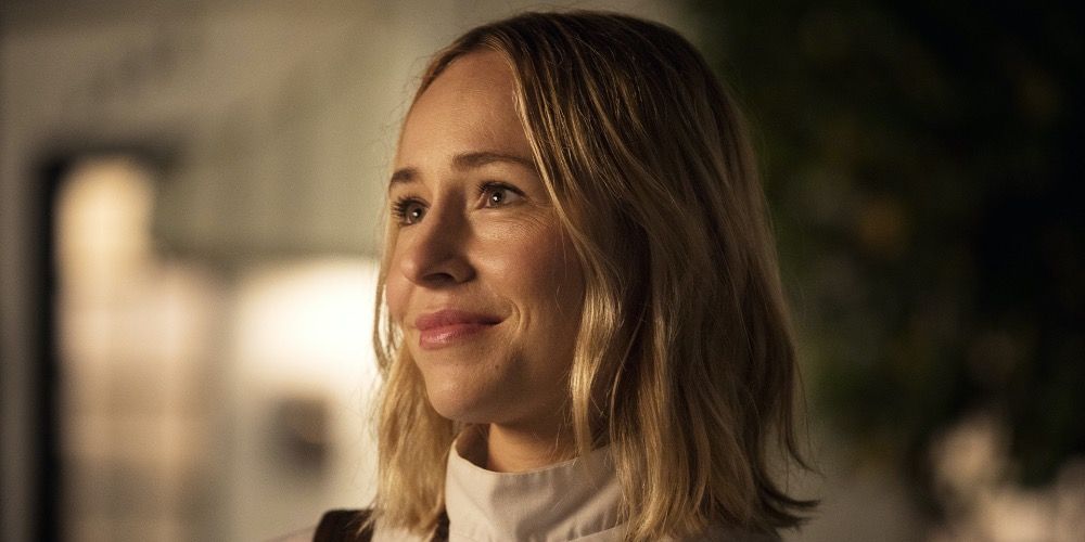 Sally (Sarah Goldberg) smiling in HBO's Barry