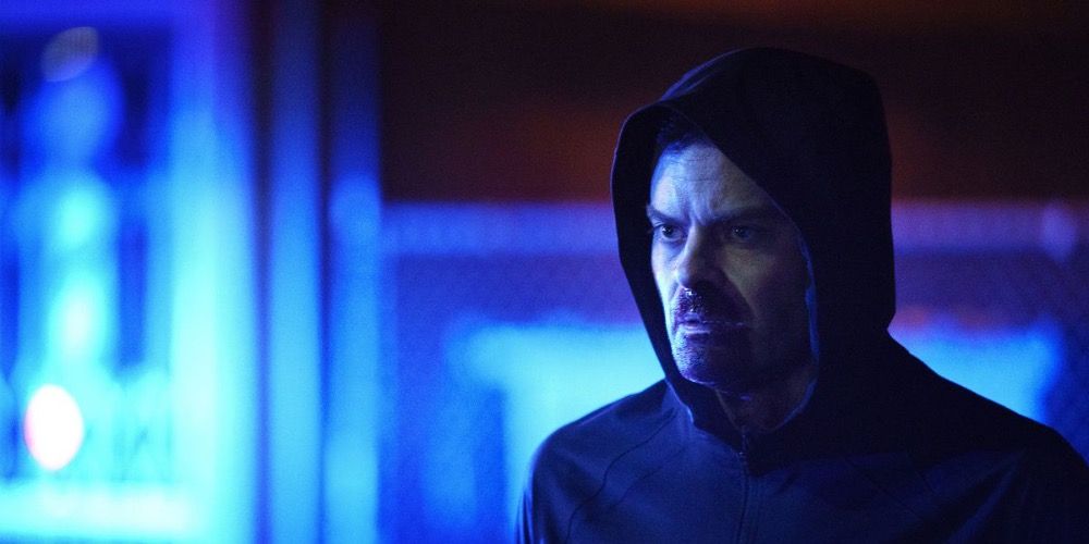 Bill Hader as Barry in a hoodie