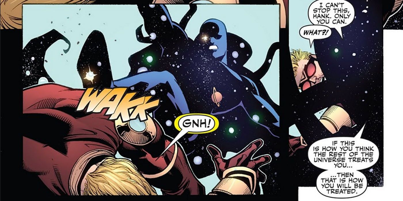Eternity Beats Up Hank Pym Marvel Universe Ant-Man