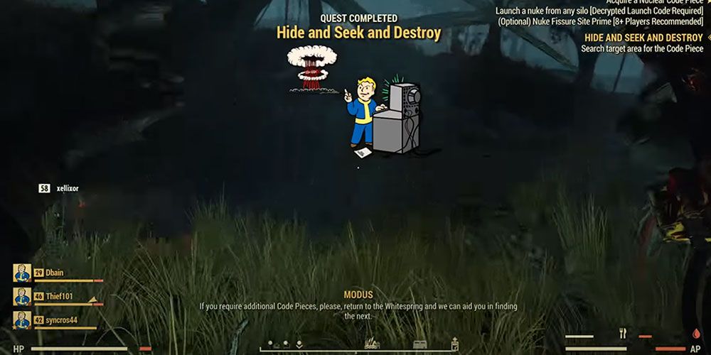 Fallout 76 IABD Guide - Key and Code
