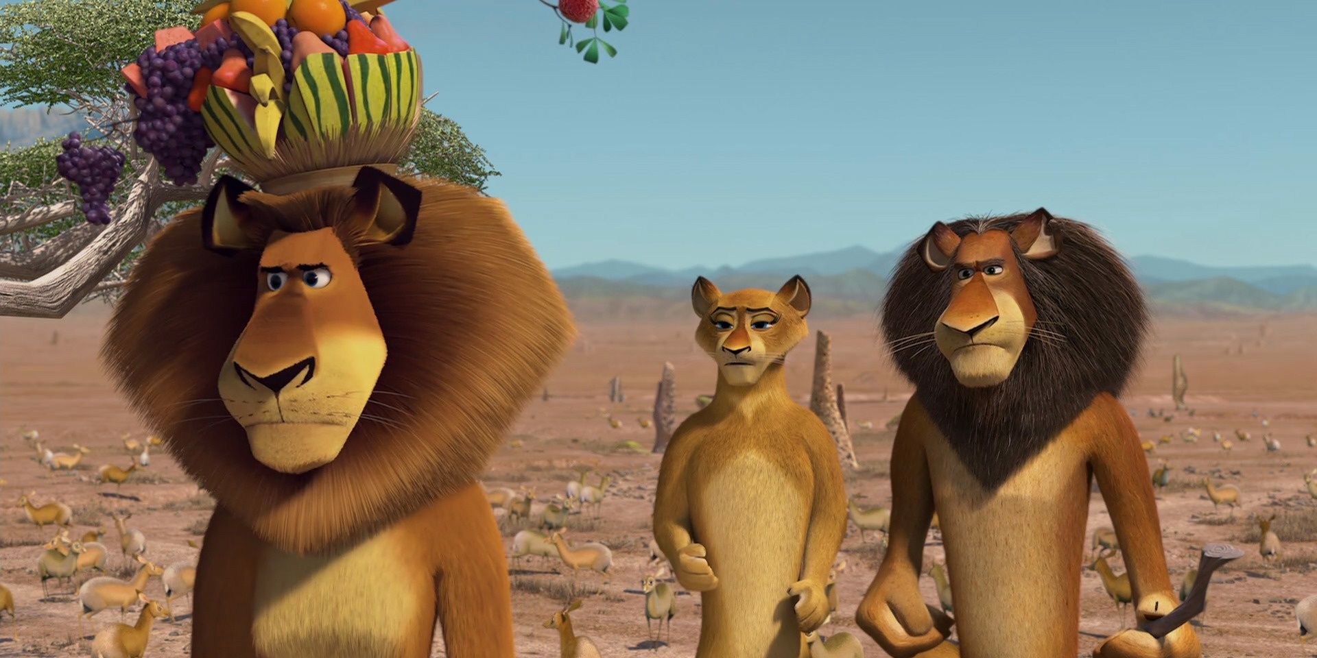 Alex and his father in Madagascar 2.