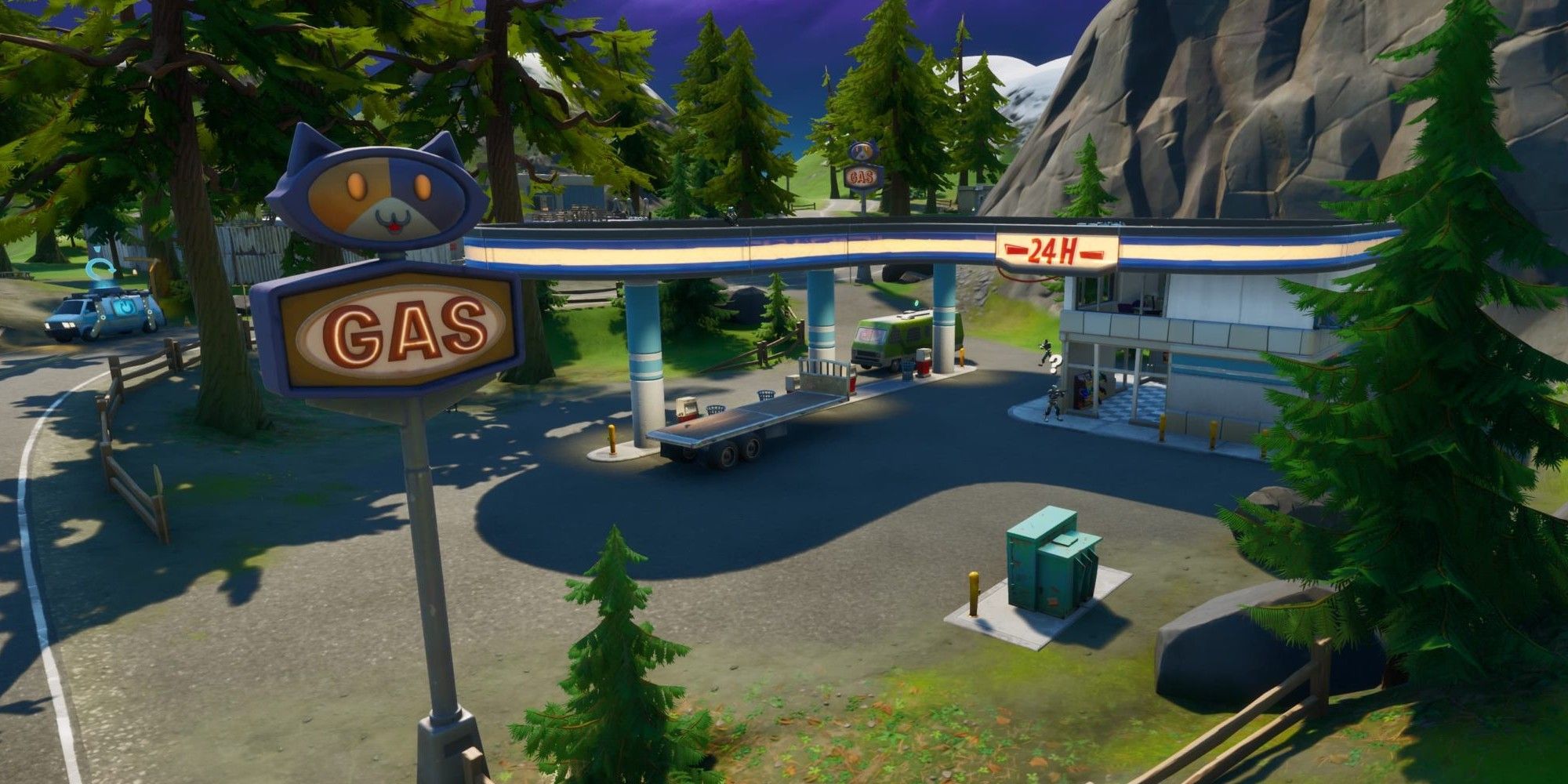 The Catty Corner Gas Station in Fortnite Season 3