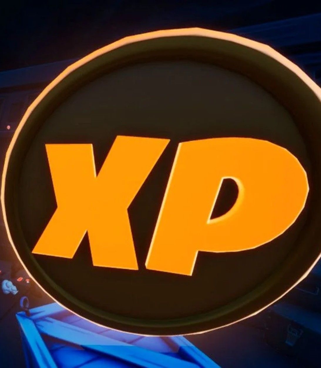 A Gold XP Coin in Fortnite