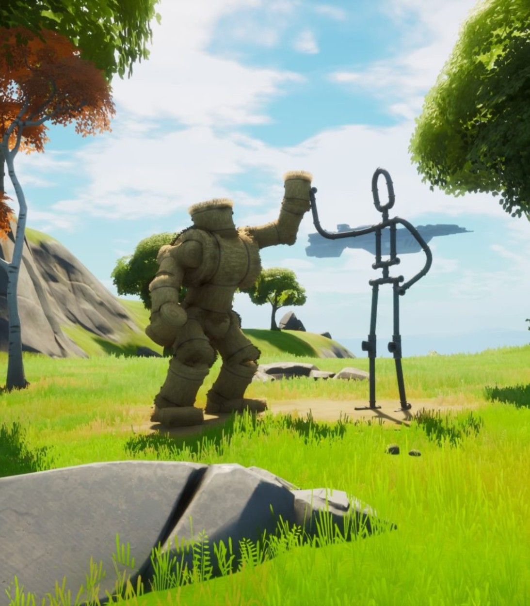 Players will find the Friendship Monument Between Sweaty Sands and Coral Castle in Fortnite Season 4