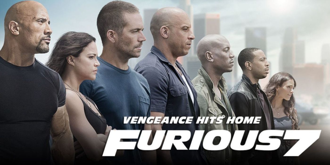 Furious 7 2015 Movie Poster Banner