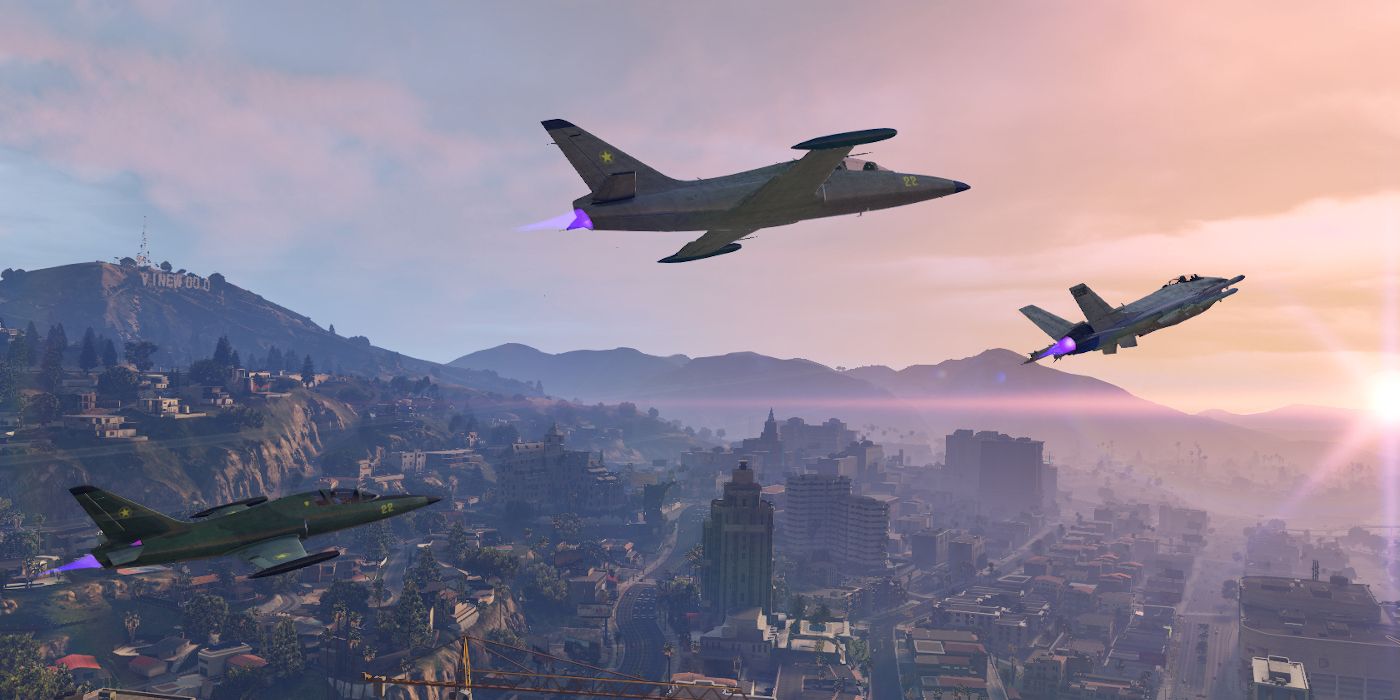 GTA Online Jets Promo Art