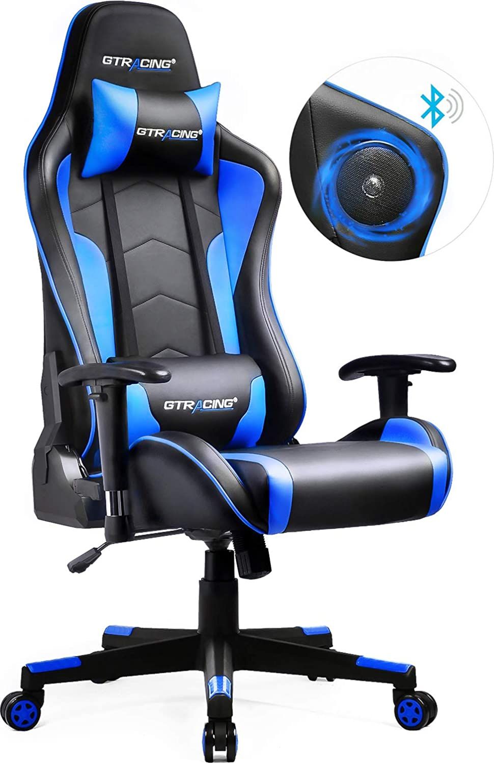 GTRACING Gaming Chair With Bluetooth Speakers 1 