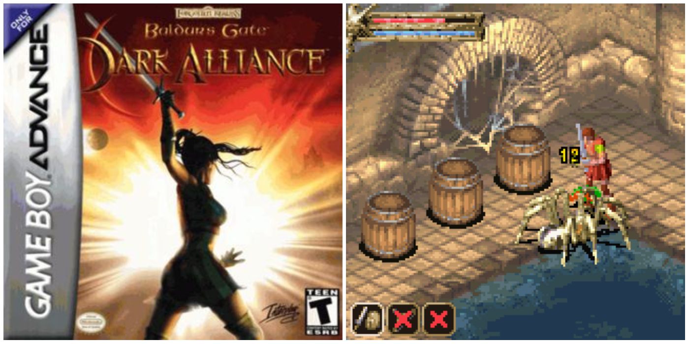 Game Boy Advance GBA Hidden Gems Games Baldurs Gate Dark Alliance