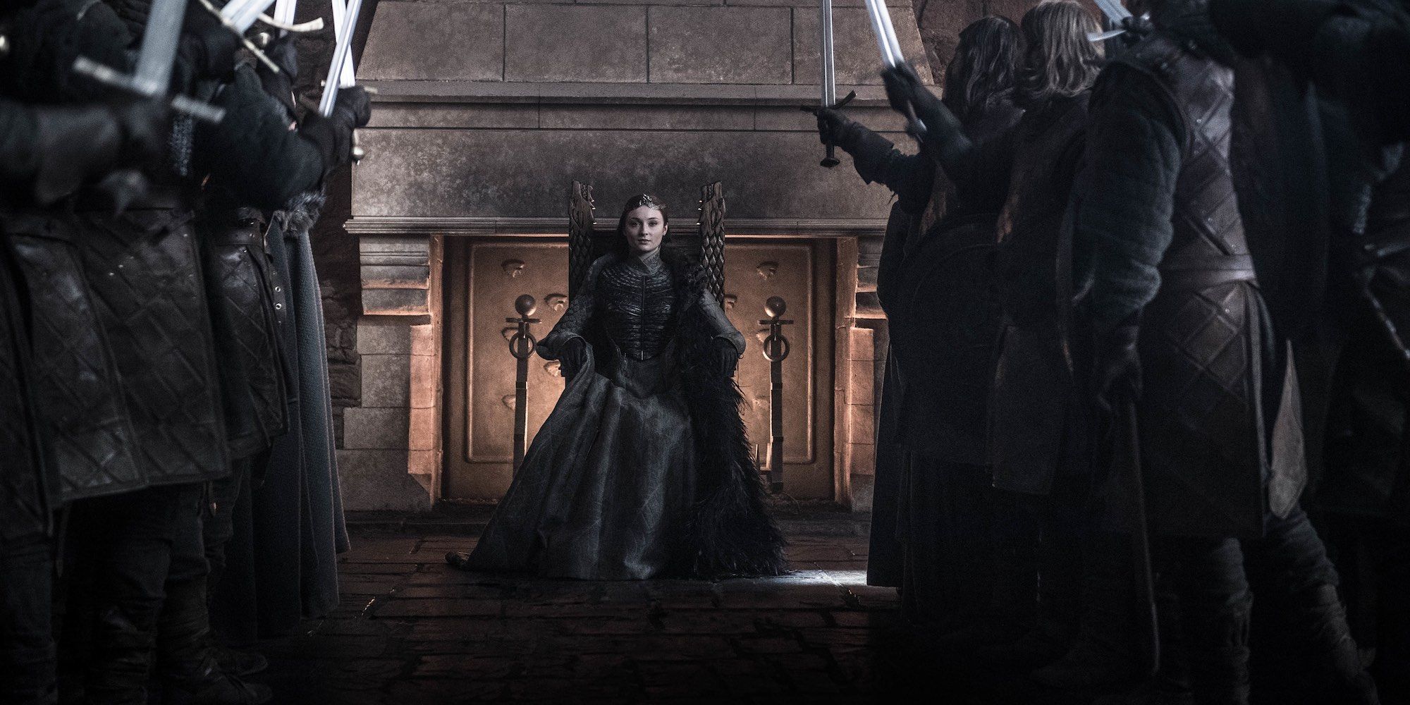 Game of Thrones finale where Sansa Stark is deemed Queen of Winterfell