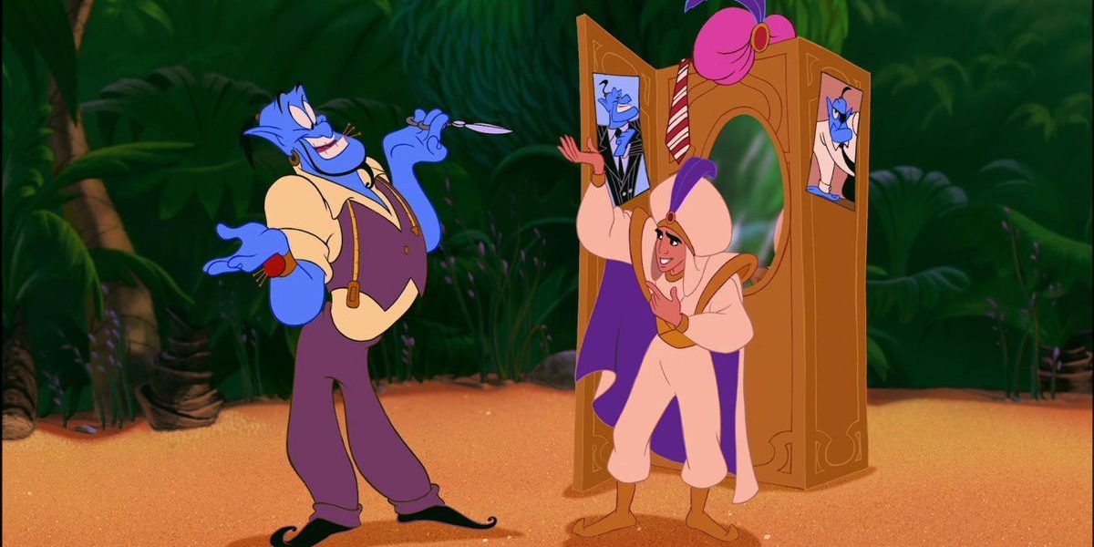 Genie as a fashion designer