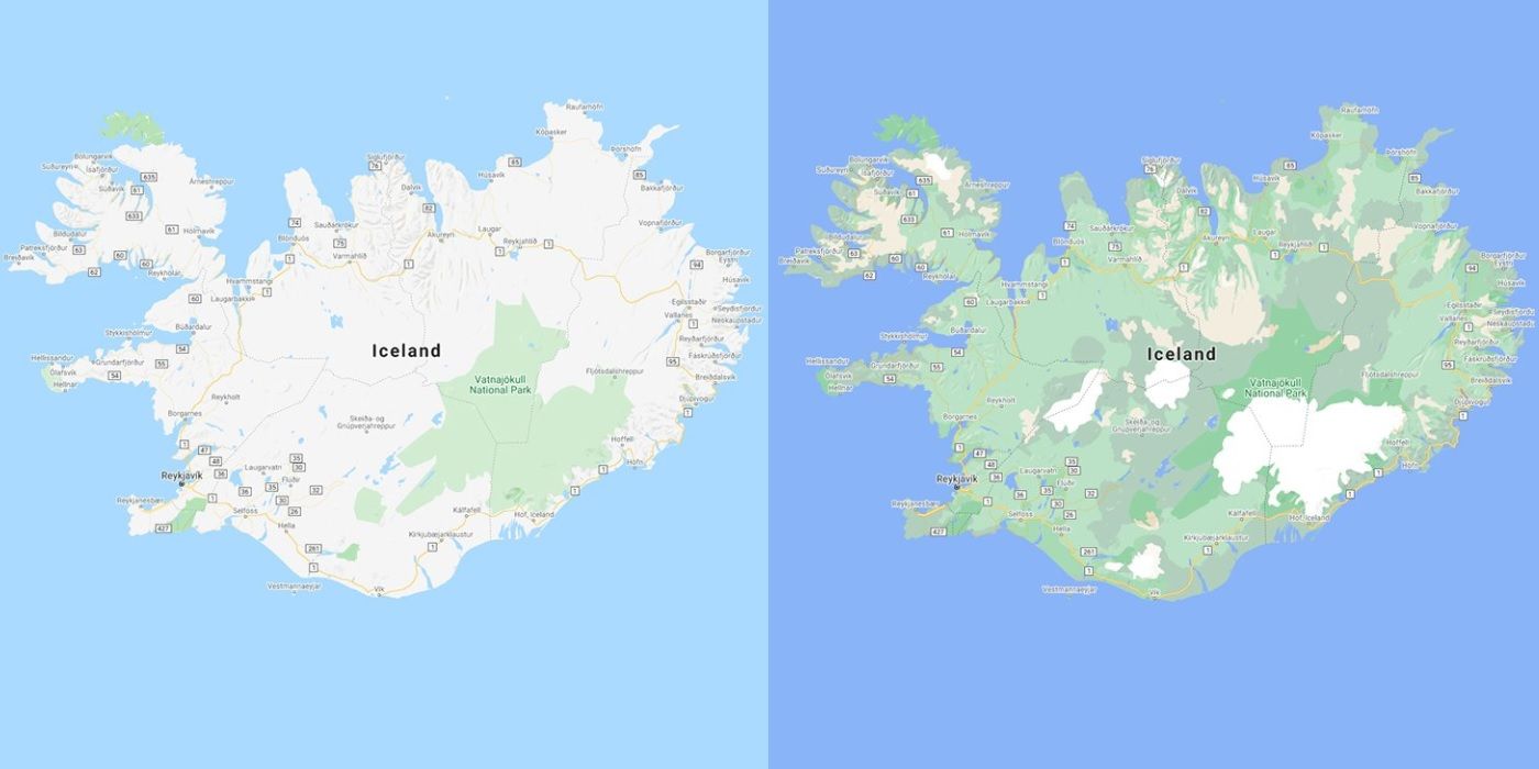 Maps: new vs old