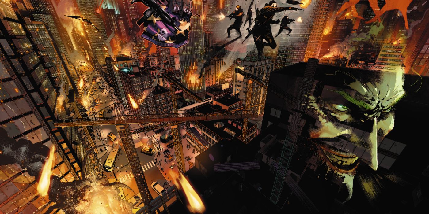 Gotham in chaos in joker war 5