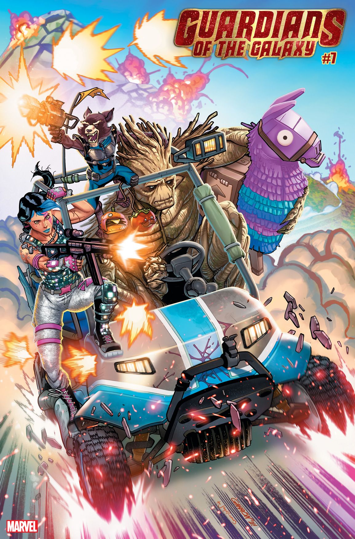 Guardians of the Galaxy Fortnite Cover