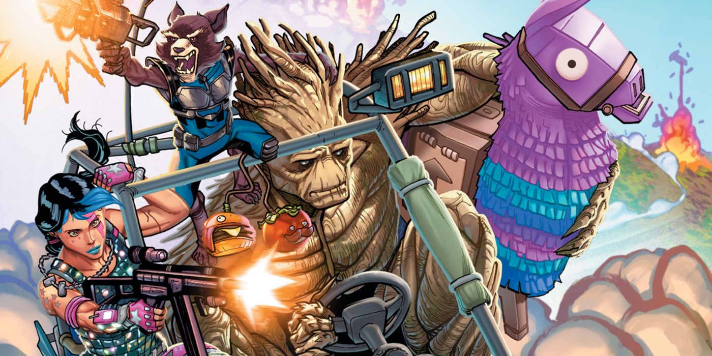 Guardians of the Galaxy Fortnte Variant Cover