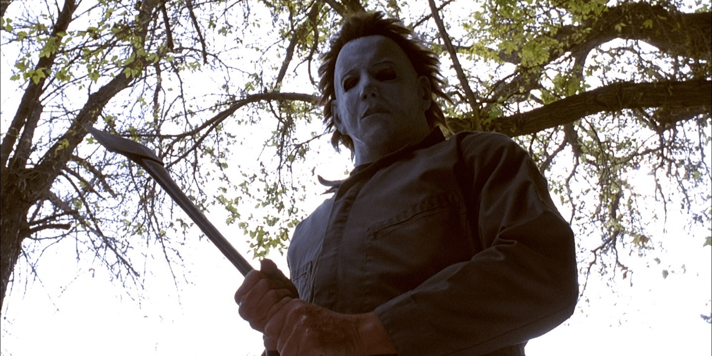 Michael Myers with an axe in Halloween 6: The Curse of Michael Myers
