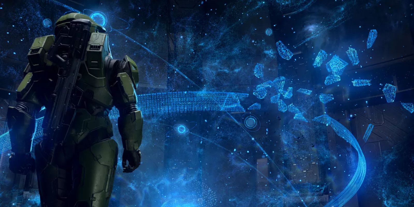 Halo Infinite Master Chief & Holo Image