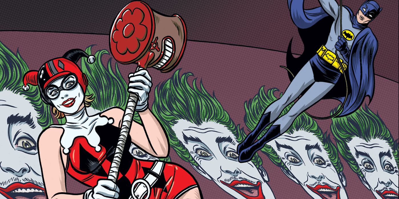 Harley Quinn and Batman in the 66 comic 