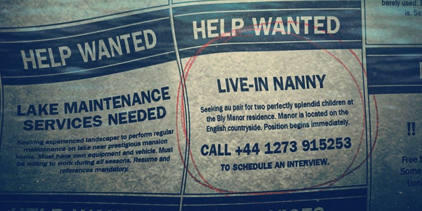Haunting of Bly Manor Nanny Listing