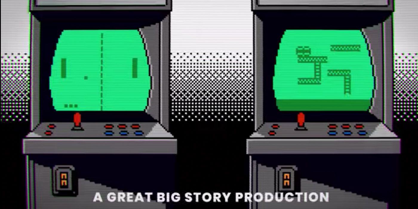 High Score opening credits arcade cabinets