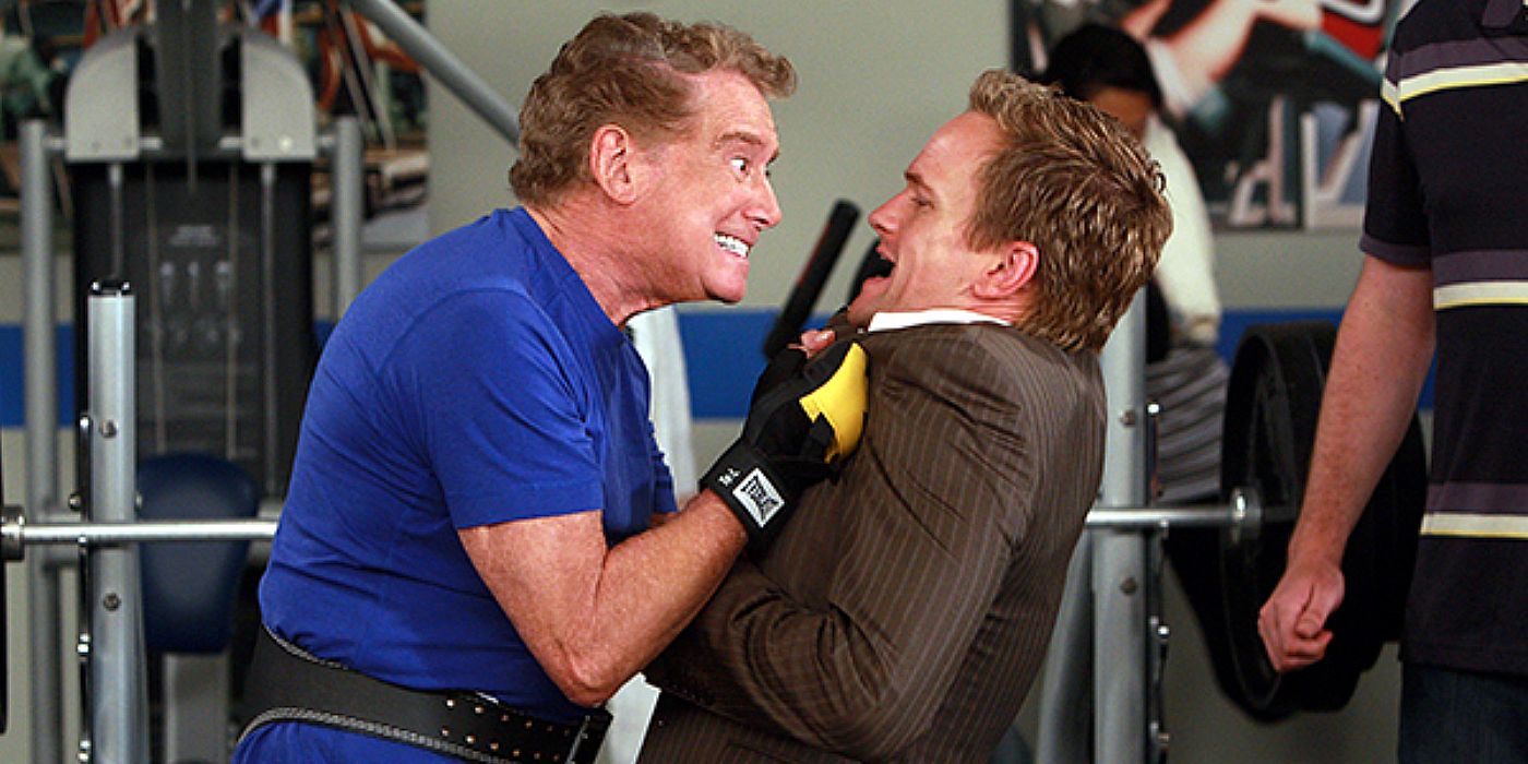 Regis Philbin threatening Barney in HIMYM