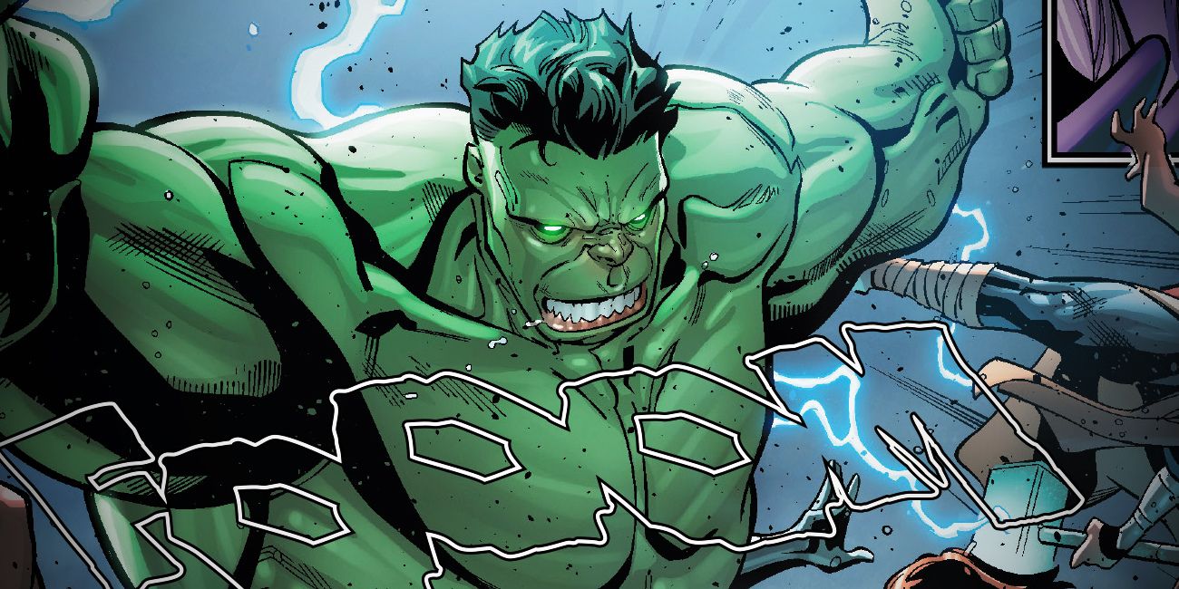 An image of the Hulk fighting in the Marvel comics