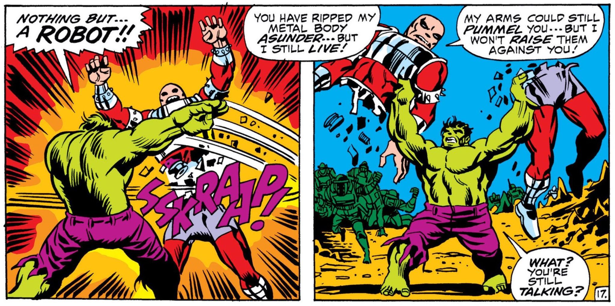 Hulk Tears Mogol In Half