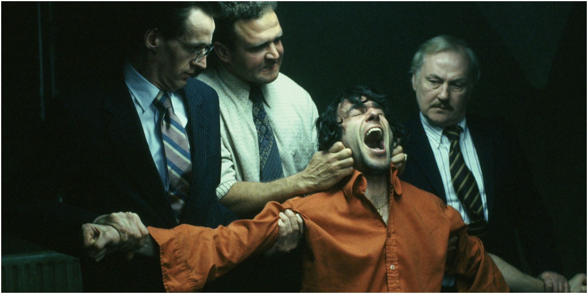Gerry Conlon (Daniel Day-Lewis) getting tortured by prison personnel in In The Name Of The Father
