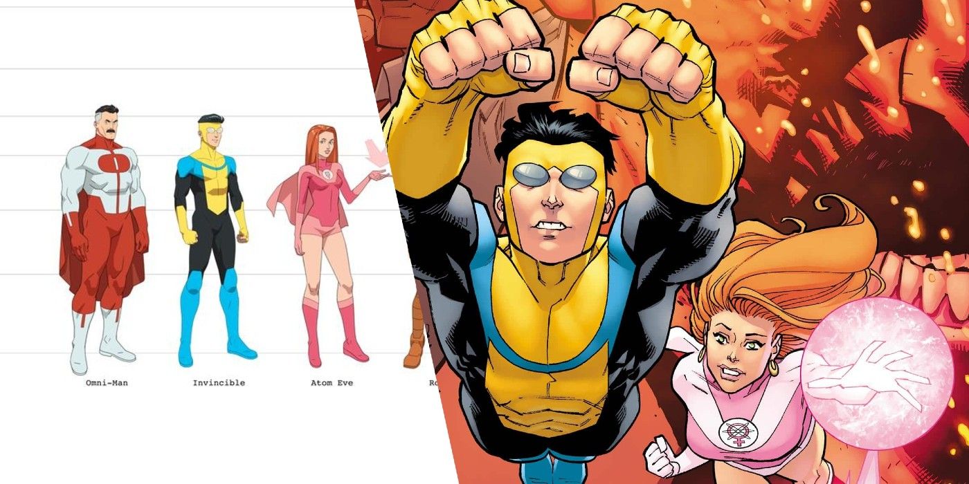 Invincible Amazon TV Show Character Designs