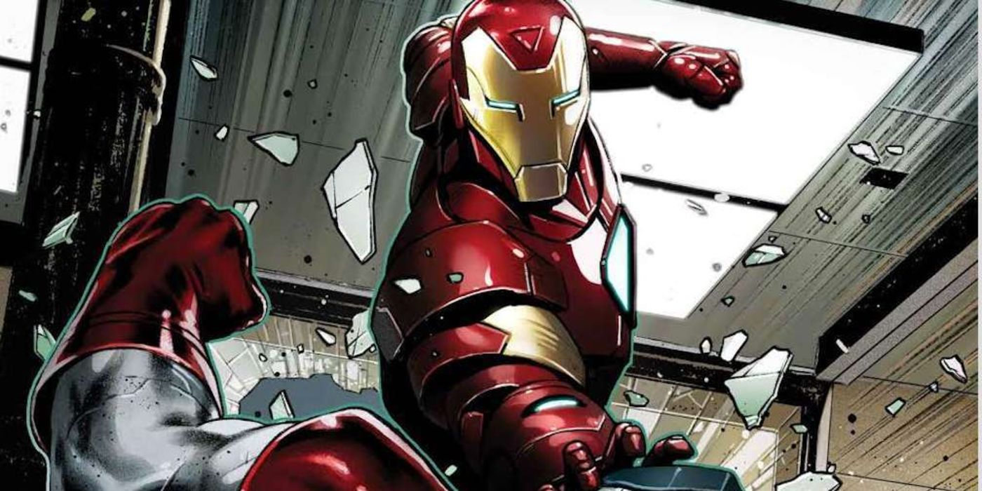 Iron Man #1 comic art