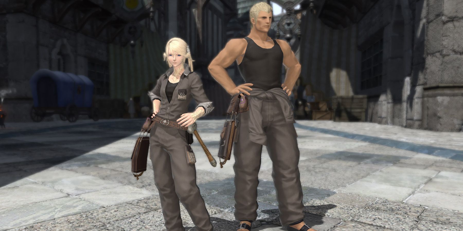 Ishgardian Crafters in Final Fantasy XIV