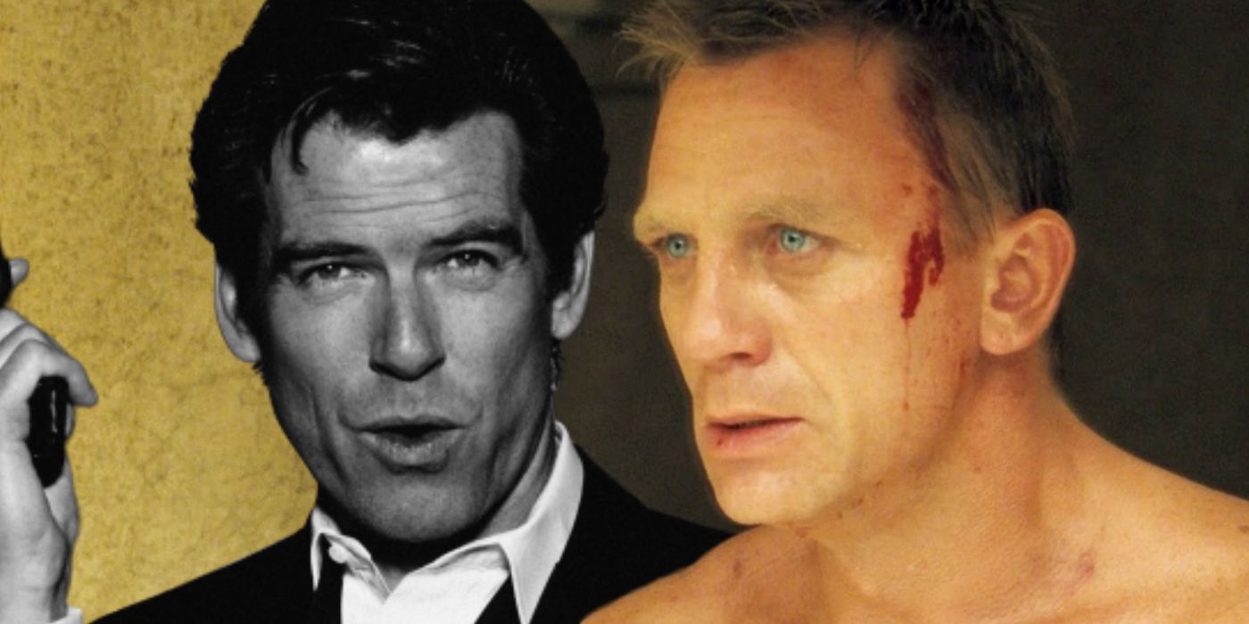 James Bond Daniel Craig Pierce Brosnan