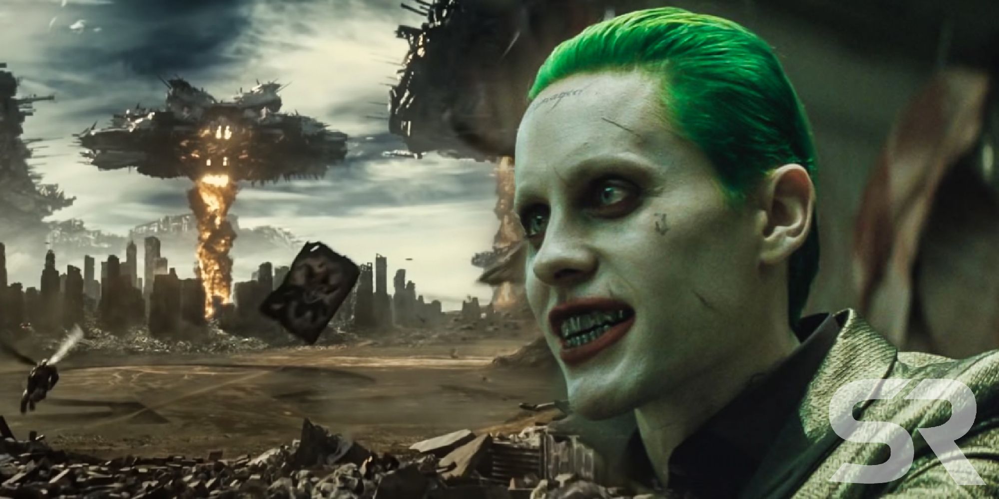 Jared Leto as Joker in Suicide Squad and Knightmare scene Snyder Cut
