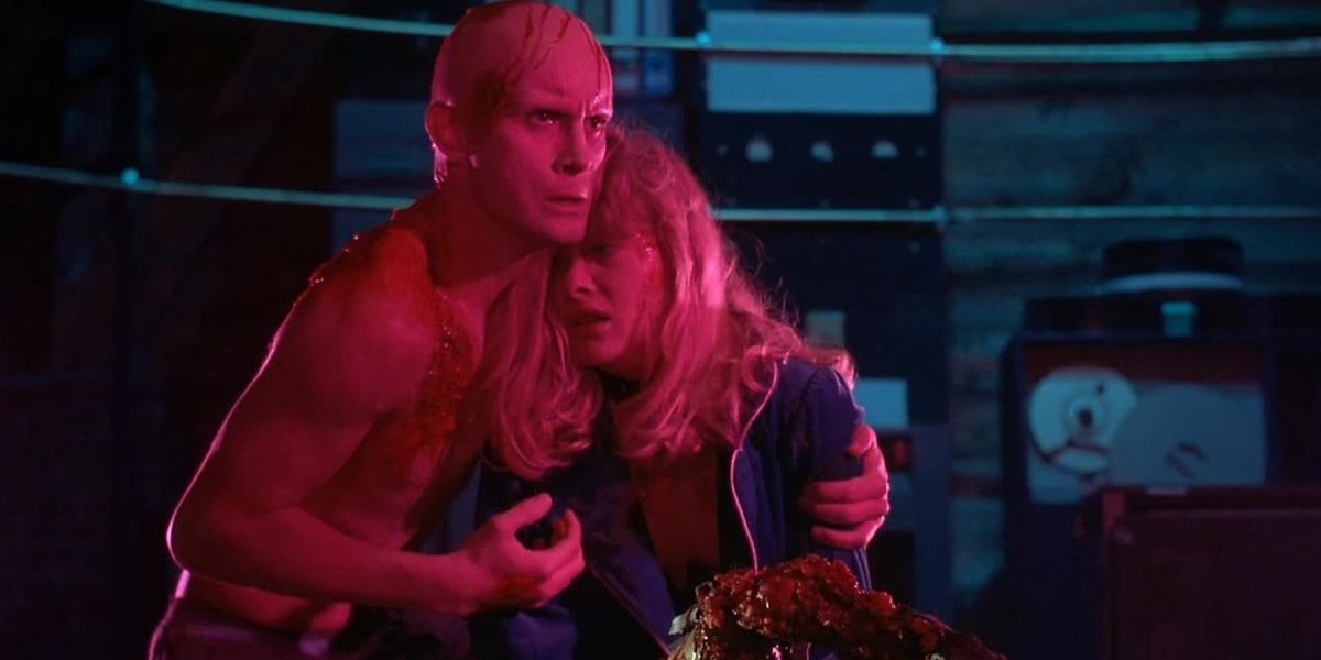 Jeffry Combs and Barbara Crampton in Stuart Gordon&rsquo;s From Beyond