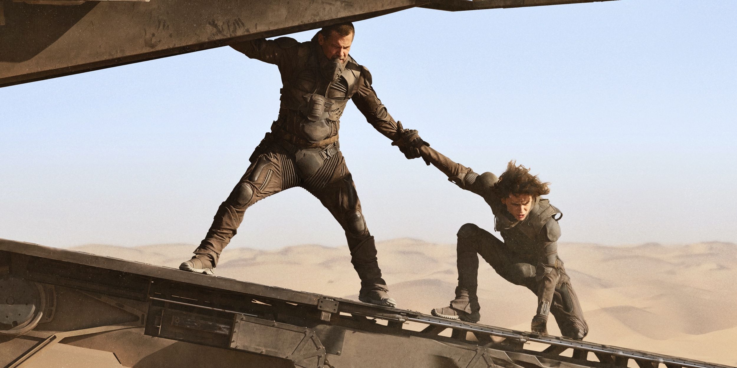 Josh Brolin and Timothee Chalamet in Dune 2020