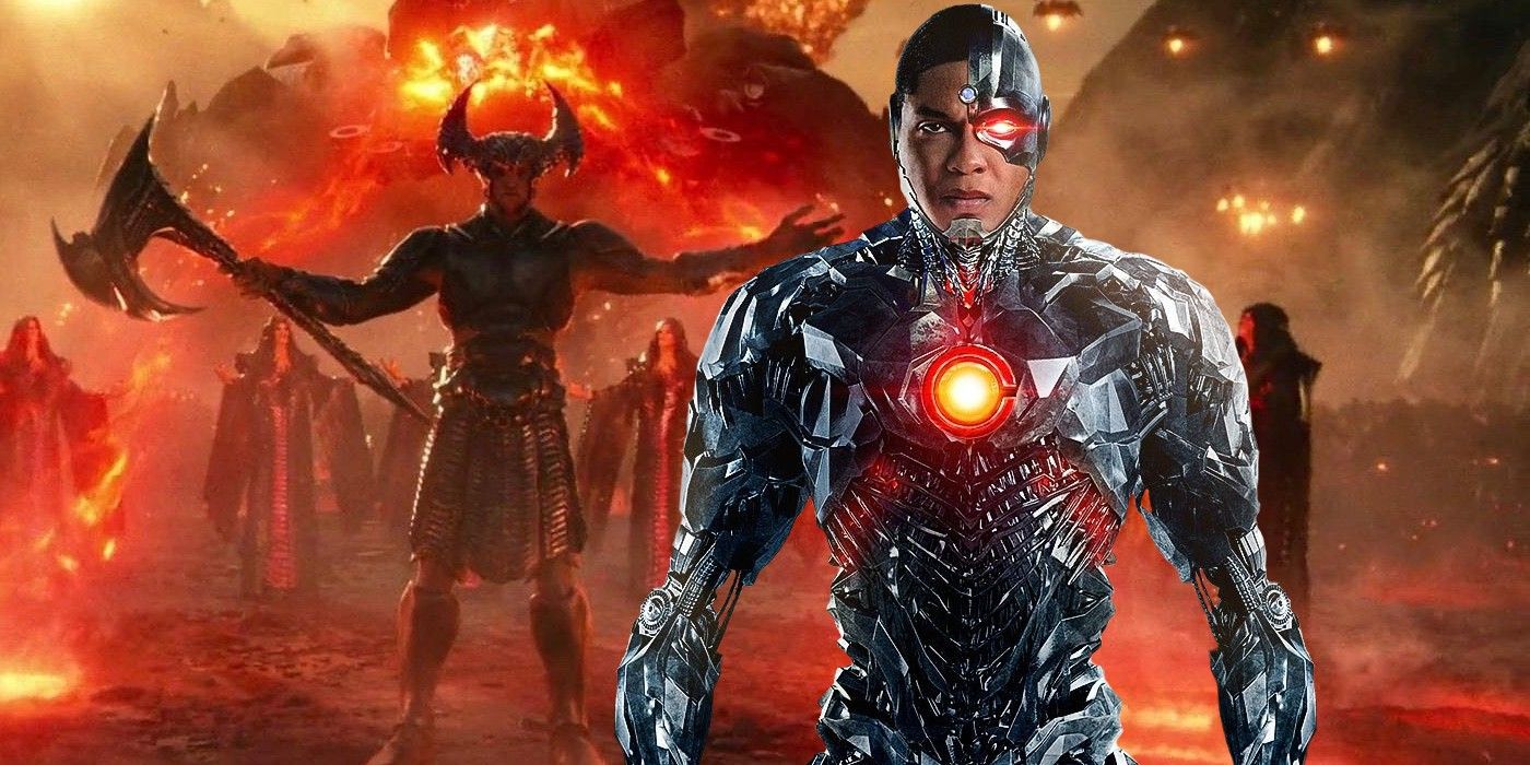 Justice League 2017 Steppenwolf and Cyborg