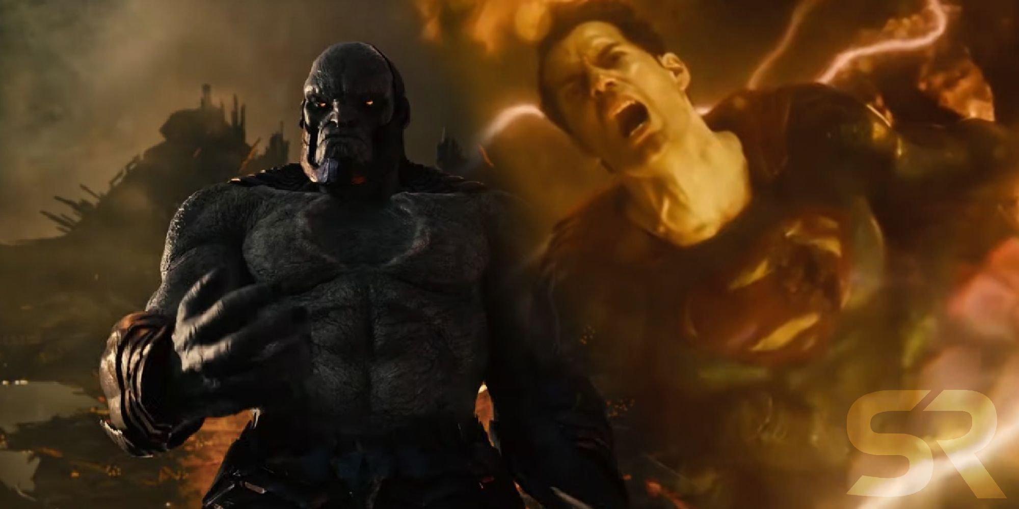 Henry Cavill as Superman and Darkseid in Zack Snyder's Justice League