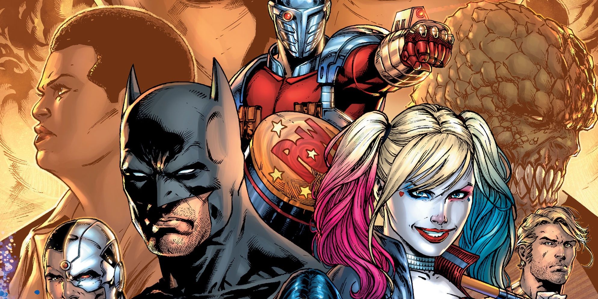 Cover artwork for Justice league VS Suicide Squad crossover comic