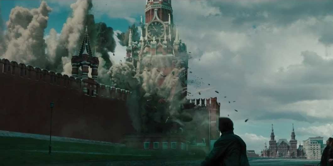 Kremlin explosion in Mission Impossible Ghost Protocol