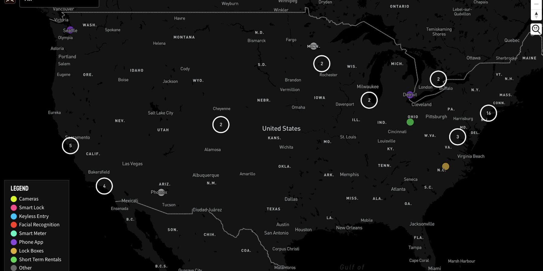 Crowdsourced Map Warns Tenants Where 'Landlord Tech' Is Being Used