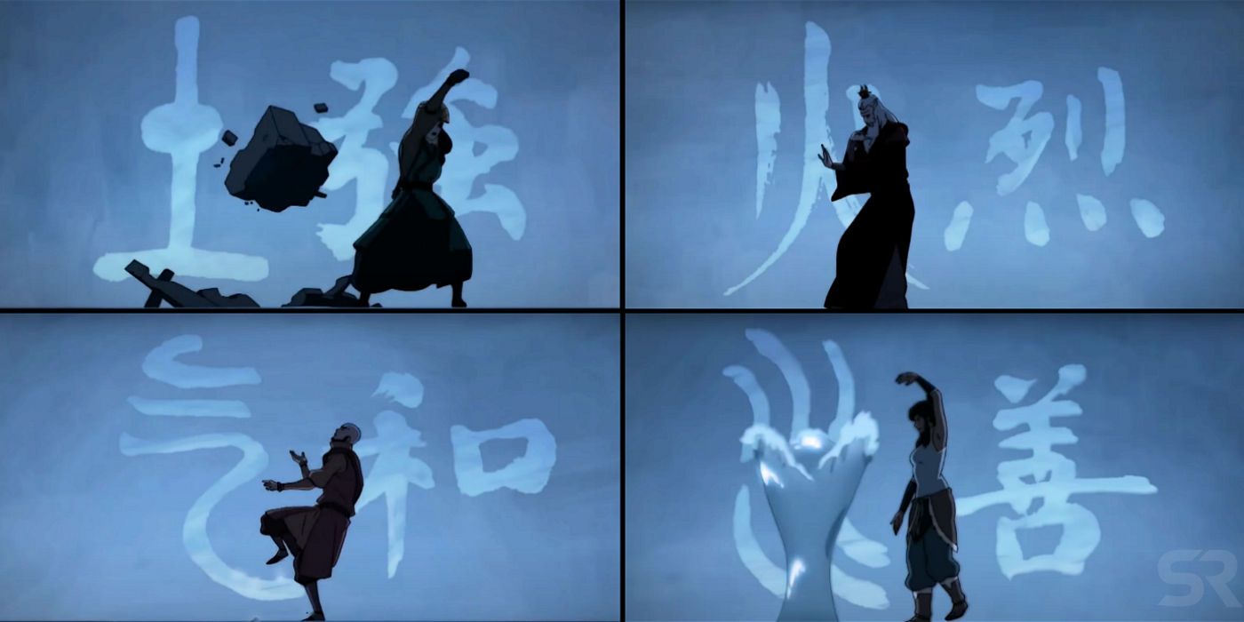 Avatar Who The Four Benders Are In Legend of Korra's Opening Credits