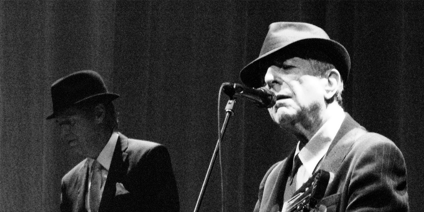 Leonard Cohen cantando