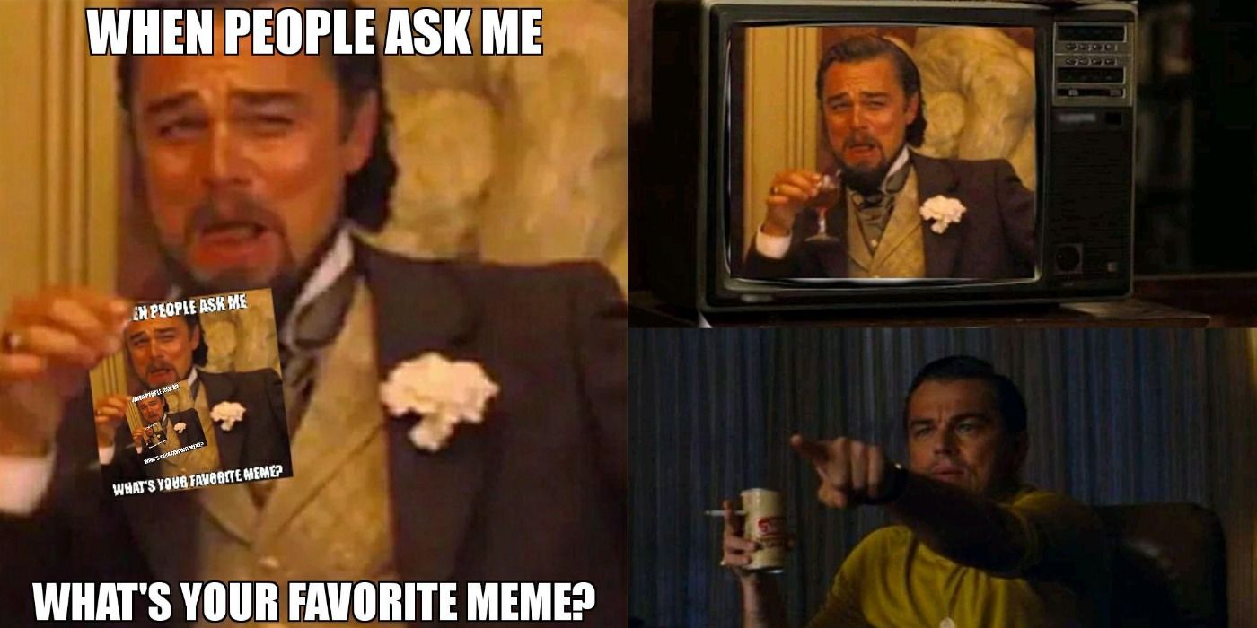 Leonardo DiCaprio Django Unchained drinking meme