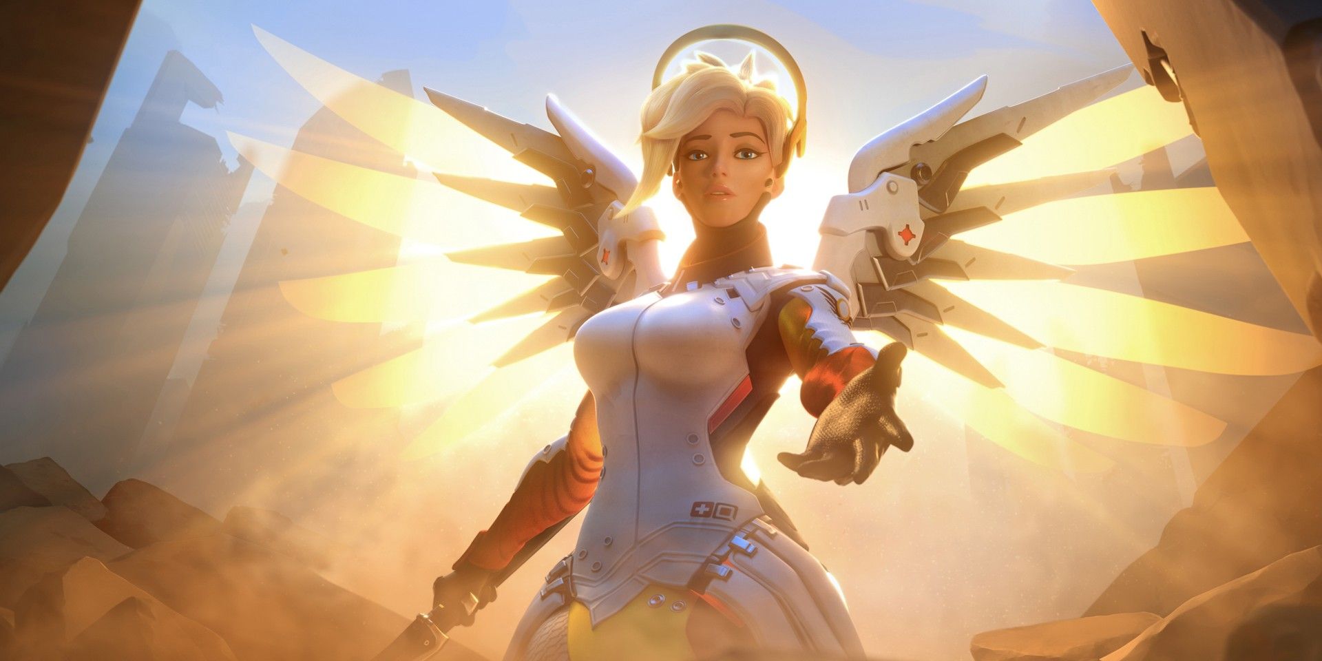 Overwatch Mercy Cosplay Takes Her Most Important Feature To Next Level