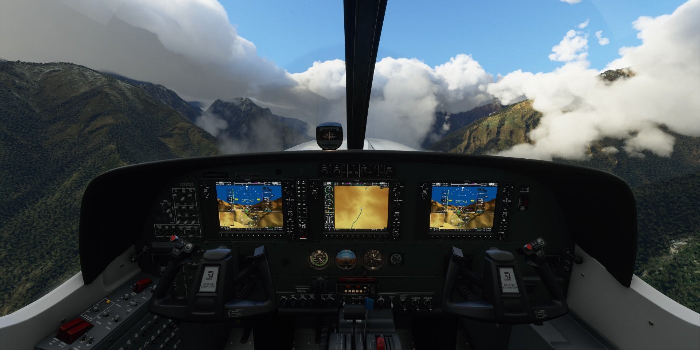 Microsoft Fight Simulator Cockpit View