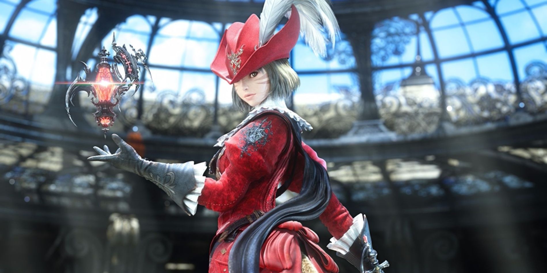 Miqote Red Mage in Final Fantasy XIV