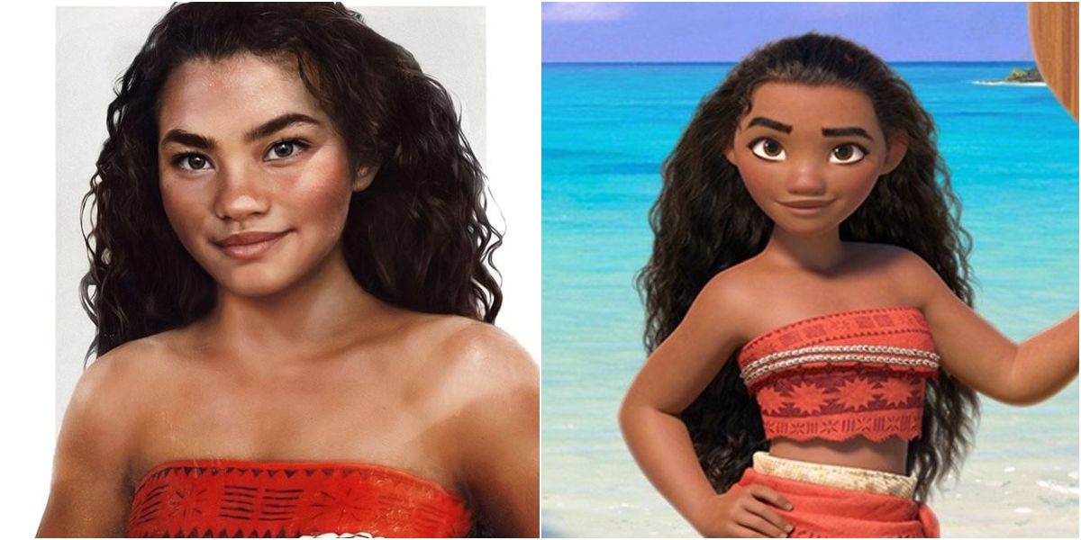 Moana , disney princess real life